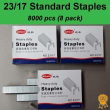 8x1000 pcs, 23/17, Standard Heavy Duty Staples, Refill School Home Office staple