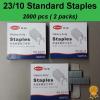 2x1000 pcs, 23/10, Standard Heavy Duty Staples, Refill School Home Office staple