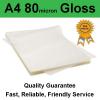 A4 Laminating Pouch 80 micron Gloss (PK 100)