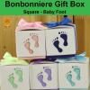 Bonbonniere Bomboniere Candy Gift Boxes Baby Foot (60x60x60mm)