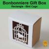 Bonbonniere Bomboniere Candy Gift Boxes - Bird Cage (60x60x38mm)