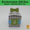 Bonbonniere Bomboniere Candy Gift Boxes - Little Man Box Tie (53x53x53mm) Free Postage