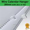 Wire Calendar Hanger 200mm (Box of 100)