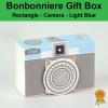 Bonbonniere Bomboniere Candy Gift Boxes Camera - Light Blue (80x55x28mm)