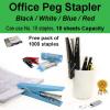Funky Functional Paper Peg Stapler School Office Home Gift (Free 1000 staples)