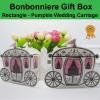 Bonbonniere Bomboniere Candy Gift Boxes -Pumpkin Wedding Carriage (90x75x30mm)