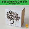 Bonbonniere Bomboniere Candy Gift Boxes - Tree (60x60x38mm)