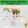 Laser Cut Wedding Bonbonniere Bomboniere Candy Gift Boxes - Unicorn